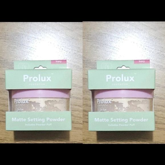 2 x Prolux Matte Setting Powder in Ivory BNIB - Picture 1 of 2